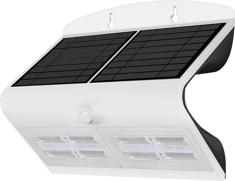 LED Solar Wandlamp Wit 7 Watt 4000K Neutraal wit met bewegingssensor