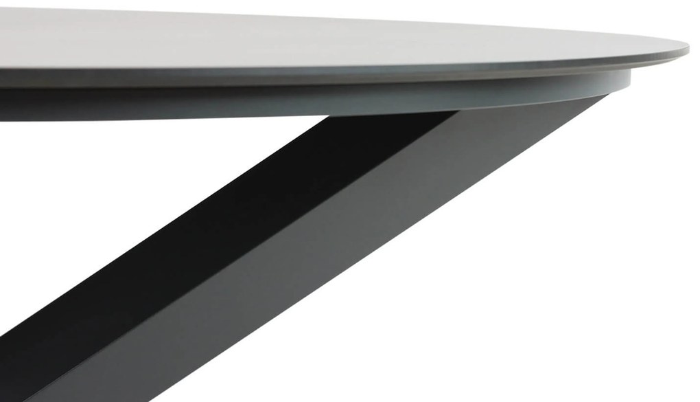 Tuinset Ronde Tuintafel 4 personen 130 cm Rope Grijs Coco Antoni/Orino