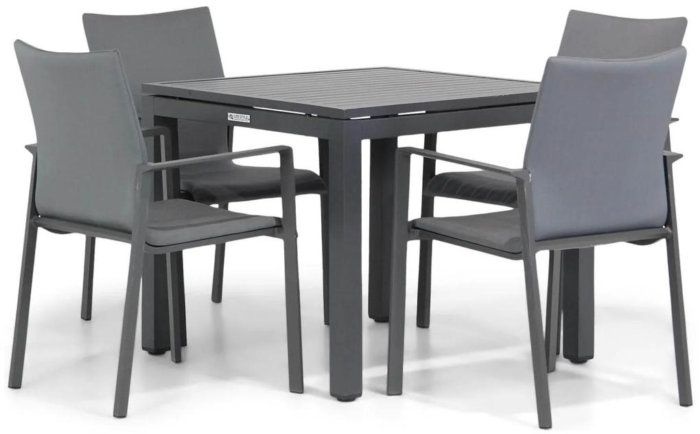 Lifestyle Rome/Concept 90 cm dining tuinset 5-delig
