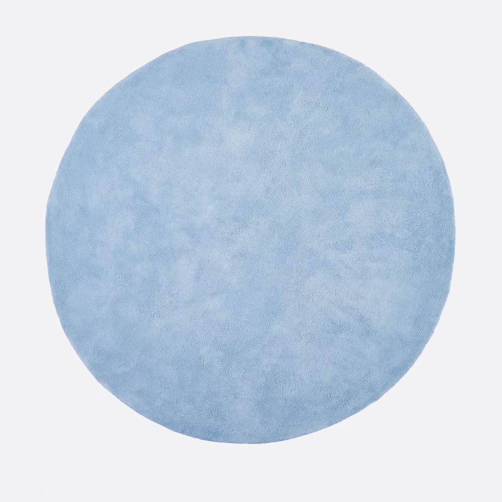 Rond vloerkleed in getuft kant Renzo, groot model