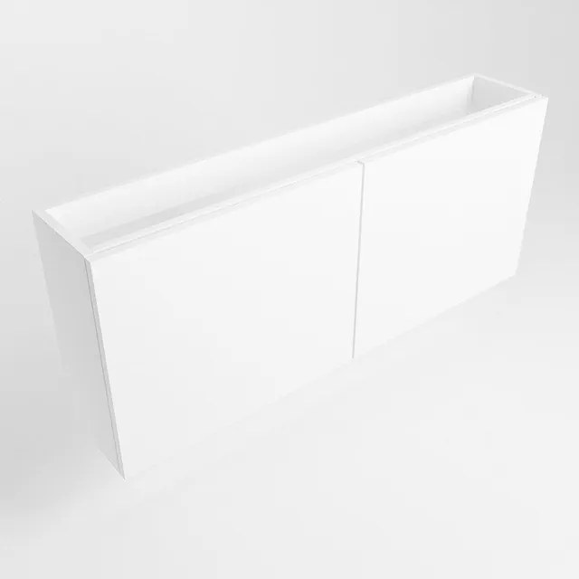 Mondiaz FOWY fonteinonderkast - 90x22x50cm - 2 deuren - push to open - softclose - Talc FOWYTO90Tal2D