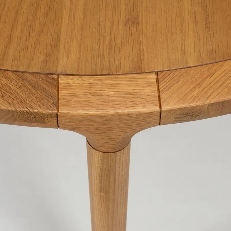 Zuiver Storm Eettafel Rond Eiken - 128 X 128cm.