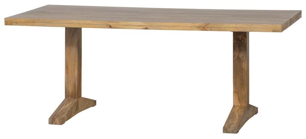 Vtwonen Deck Robuuste Mangohouten Eettafel - 200 X 90cm.