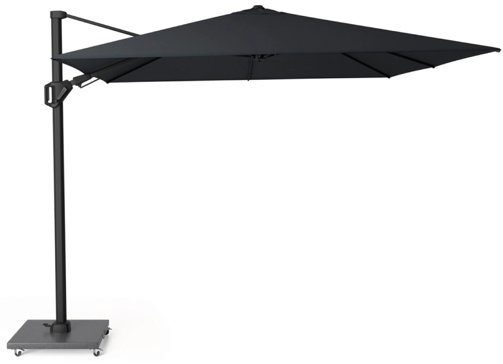Platinum Challenger zweefparasol 3x3m T2 premium (incl. voet en hoes) jet black