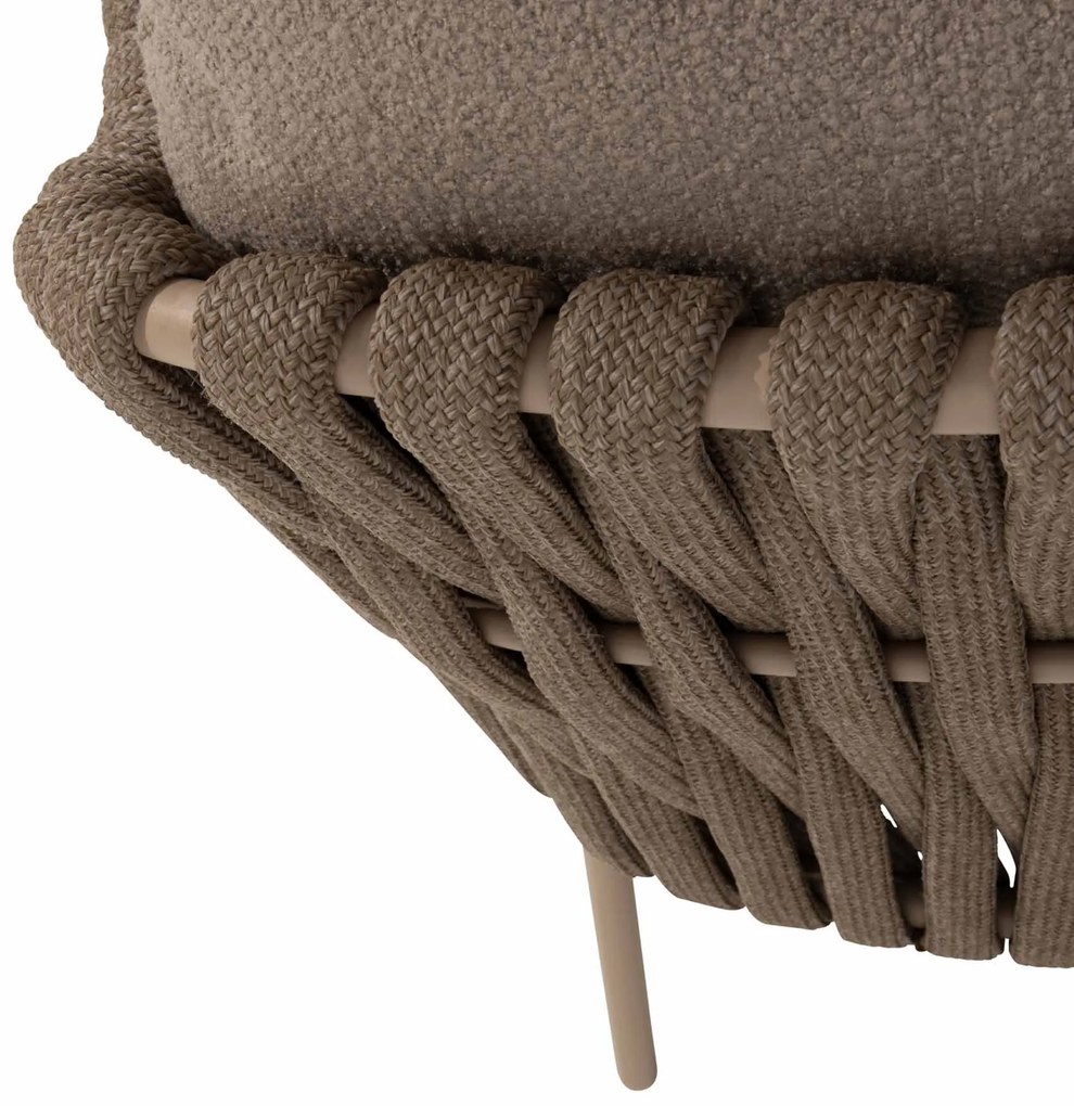 4 Seasons Outdoor Comino low dining chair latte SALE  Tuinstoel    beige weerbestendig