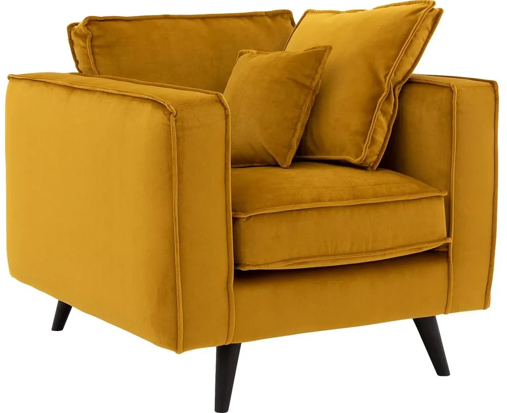 Goossens Fauteuil Suite, Fauteuil inclusief 1 lendekussen + 1 armkussen