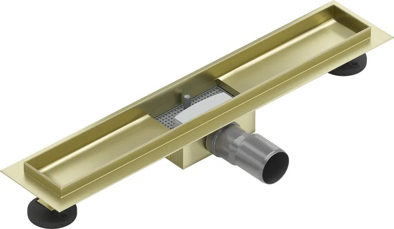 Mexen Flat lichaam voor een lineaire afvoer 60 cm, goud geborsteld - 1A15060