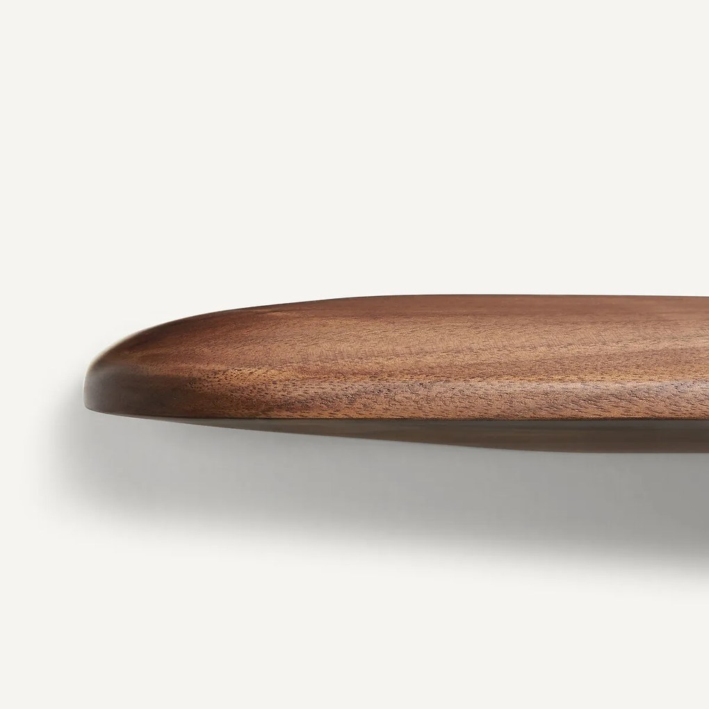 Wandplank in massief notenhout Jacobson