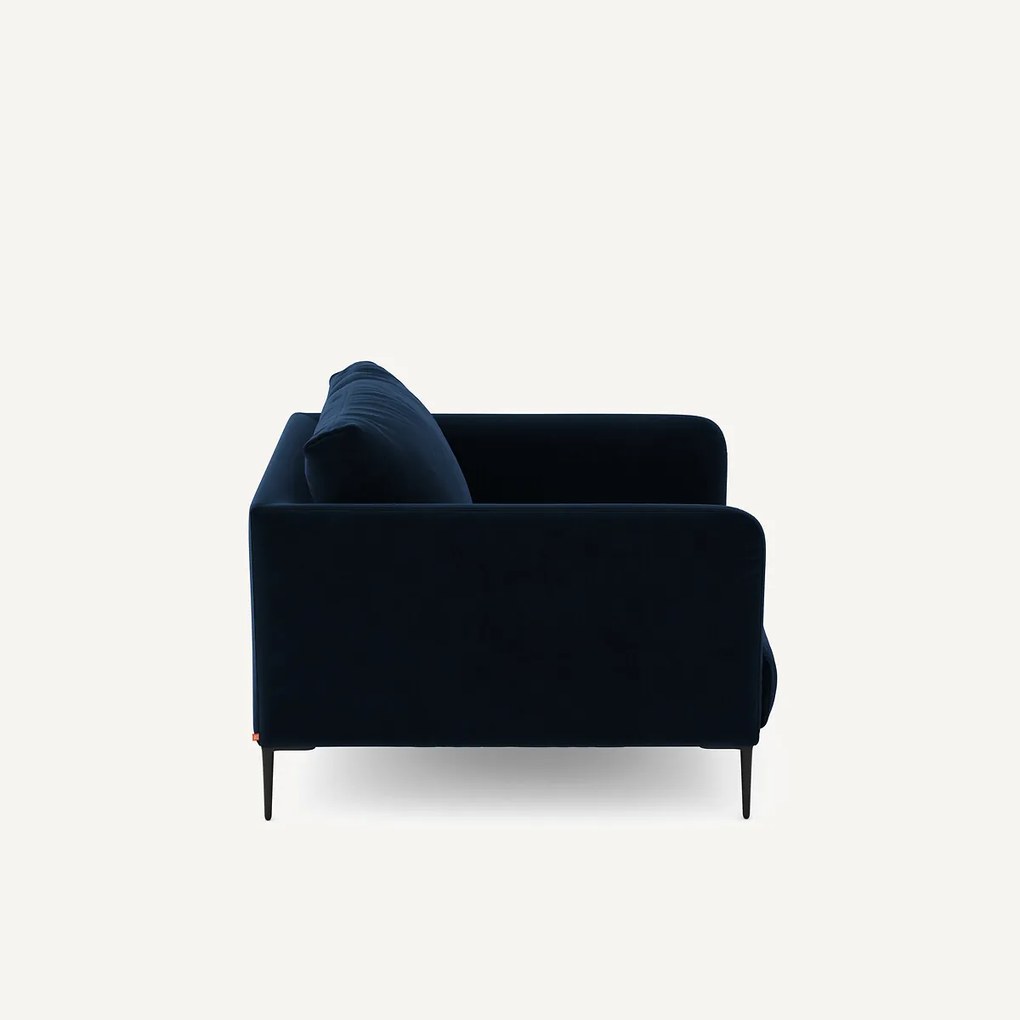 Fauteuil in fluweel, Oscar design E. Gallina