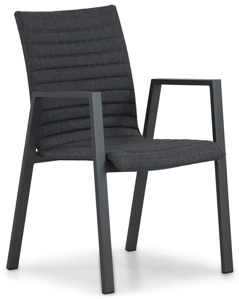 Tuinset 6 personen 240 cm Aluminium/textileen Grijs Osmen Joliet/Ellisse