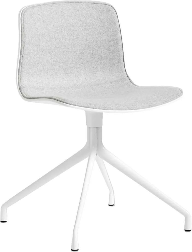 Hay About A Chair AAC10 Gestoffeerde Stoel Onderstel Wit Kuip White Divina Melange 120