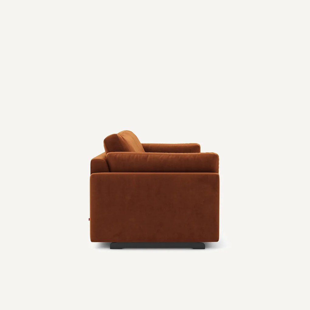 Omvormbare bank in fluweel, César