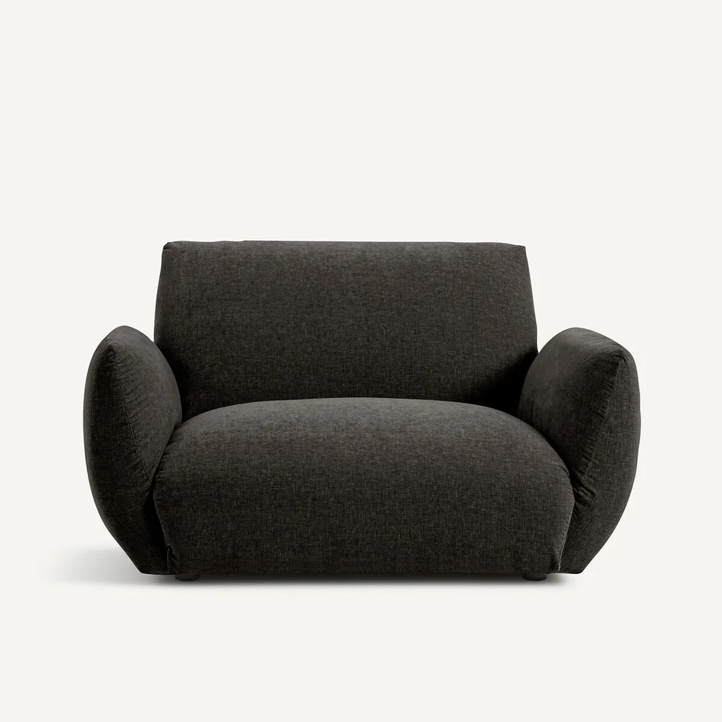Fluwelen chenille fauteuil, Spogano