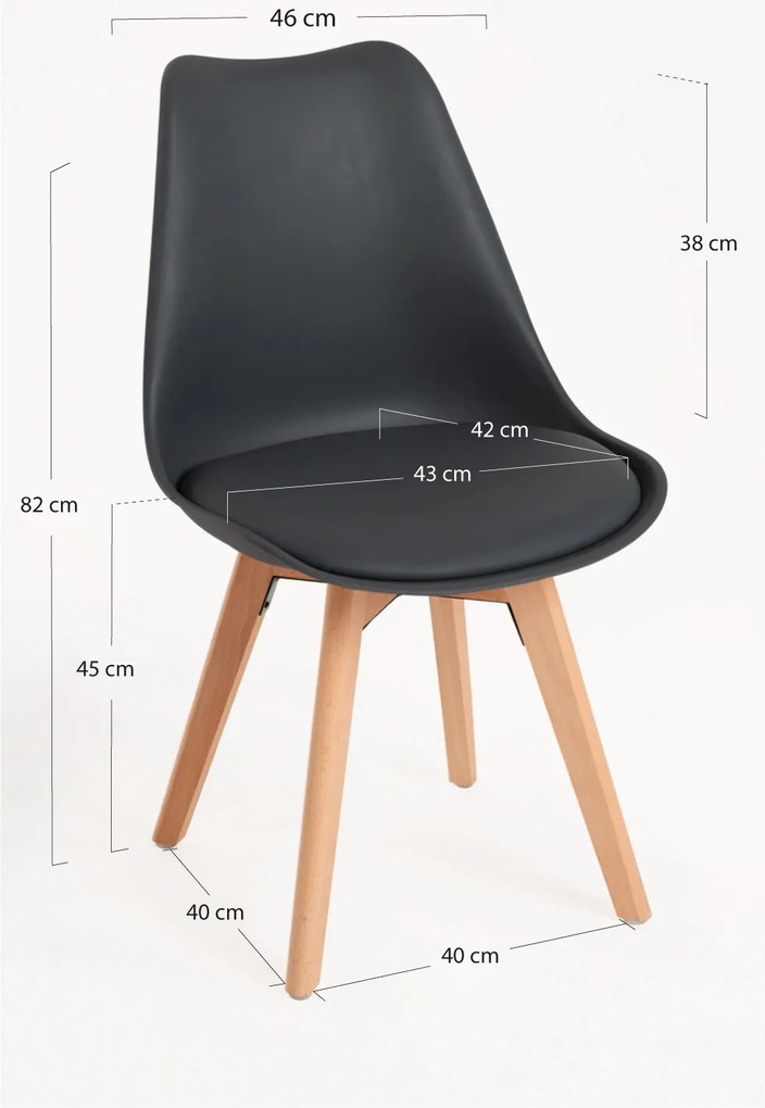 Set 6 Synk Basic Stoelen