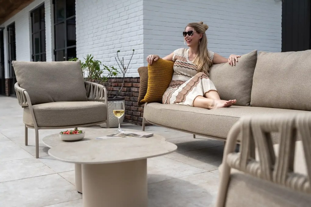Taste by 4 Seasons Calma sofa set latte Loungeset   taupe weerbestendig