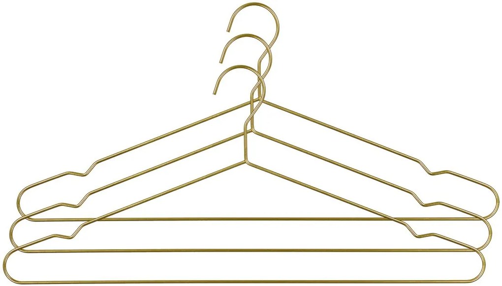 HEMA Kledinghangers Metaal Goud - 3 Stuks (goud)