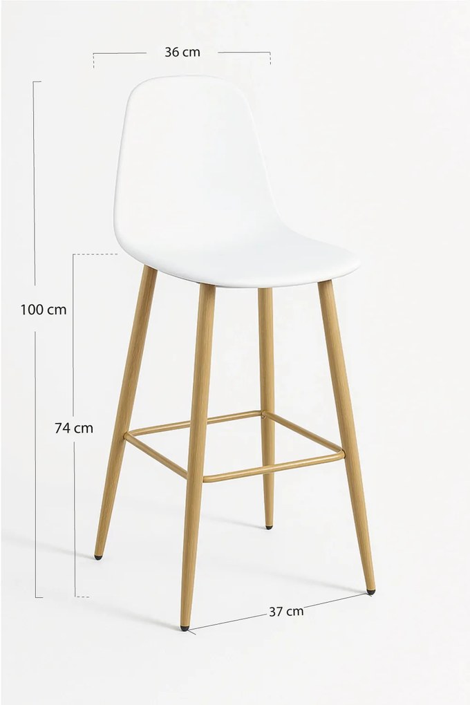 Teok Kunstlederen Kruk