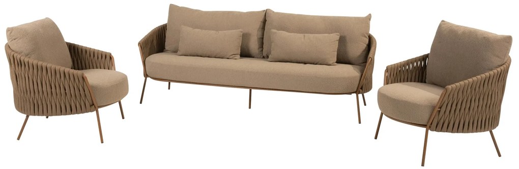 4 Seasons Outdoor Molina loungeset amber SALE Loungeset beige weerbestendig