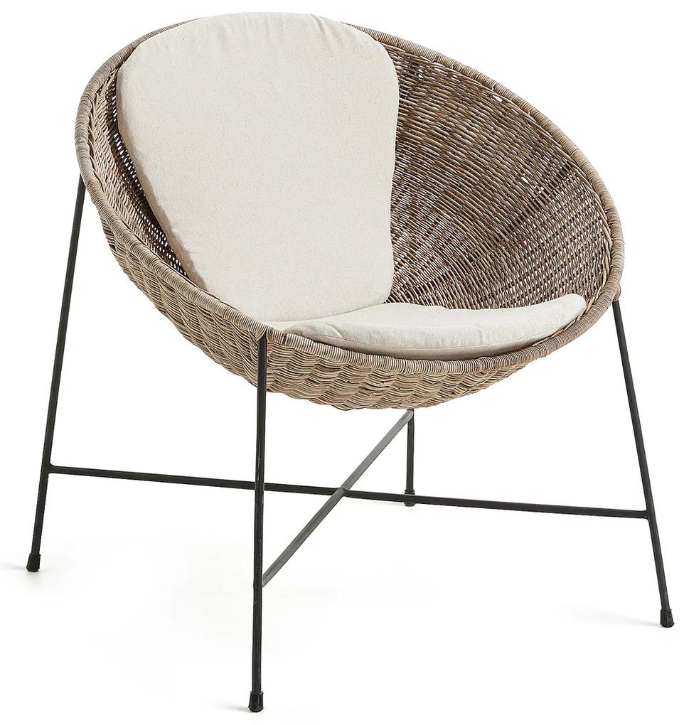 Kave Home Kathryn Rotan Fauteuil Rond
