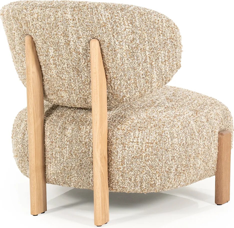 Boucle Stoel Beige Naturel