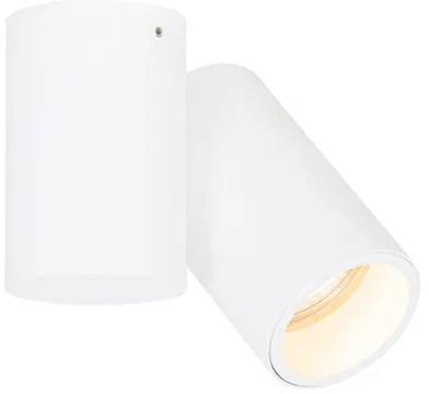 Design plafondspot wit kantelbaar GU10 50mm - Michael