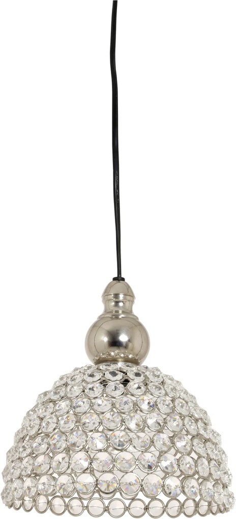 Hanglamp ELLY - nikkel-kristal E14