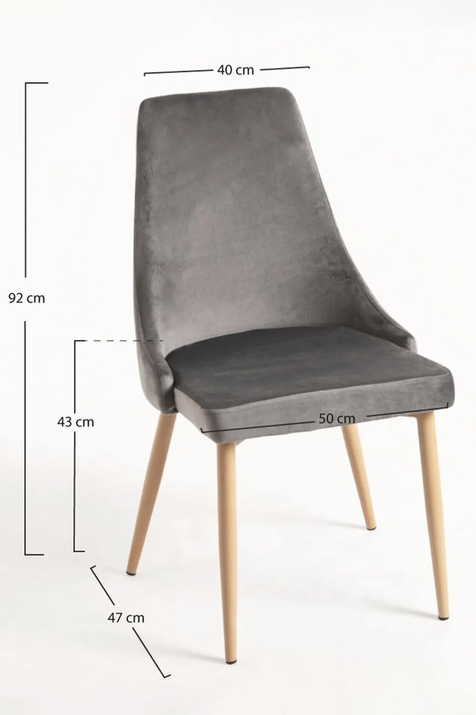Pak 4 Stoik Houten Stoelen