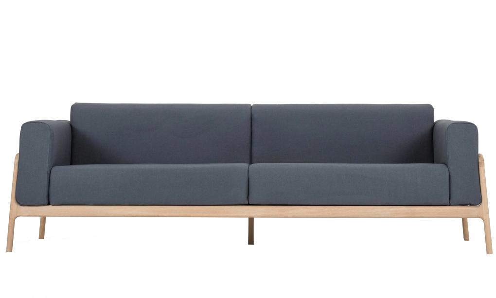 Gazzda Fawn sofa 3+ Everlast Blue Grey