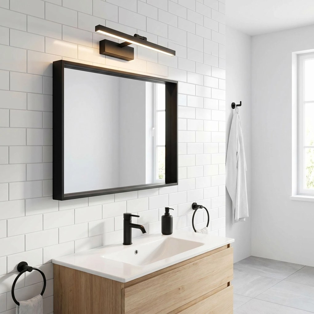 Badkamer LED-wandlamp APP1866-1W 40 cm Black