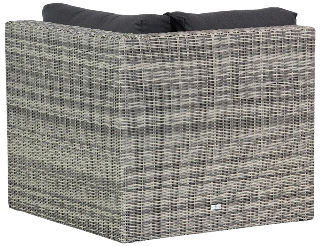 Hoek loungeset 5 personen Wicker Grijs Garden Collections Amico