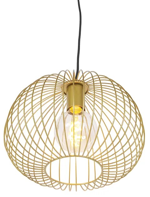 Design hanglamp goud - Wire Dough