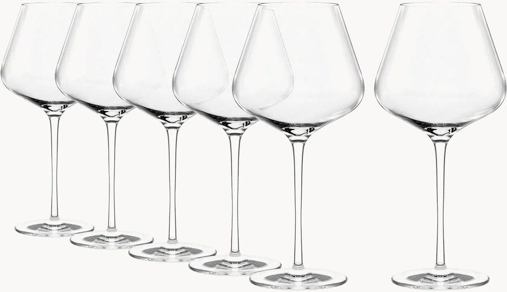 Bourgognewijnglazen Quatrophil, 6-delig