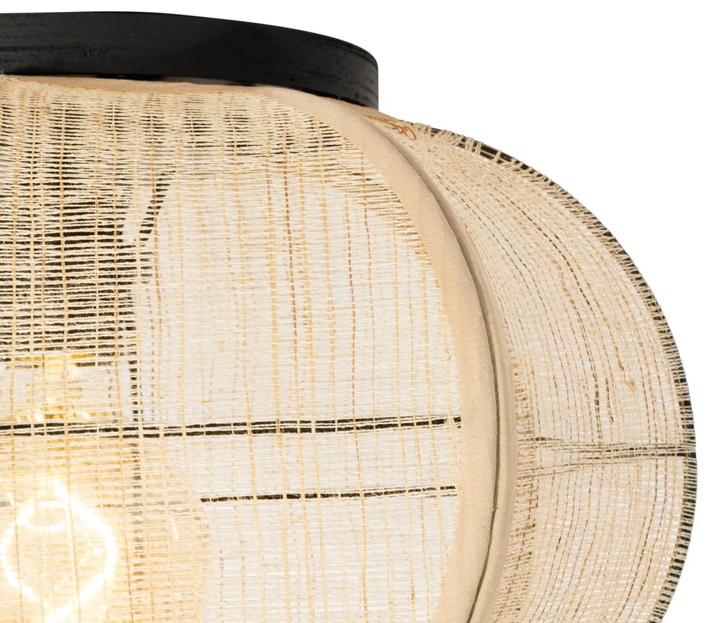 Oosterse plafondlamp bruin - Rob