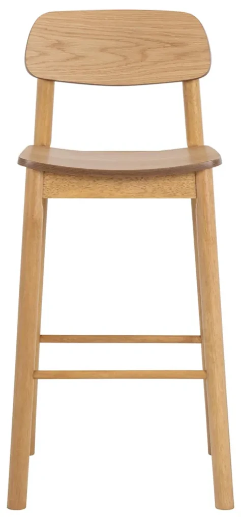 Eiken Barstoel Scandinavisch Design