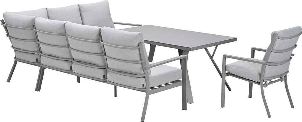 Garden Impressions Senja lounge dining set 4-delig rechts incl. stoel - valley sand