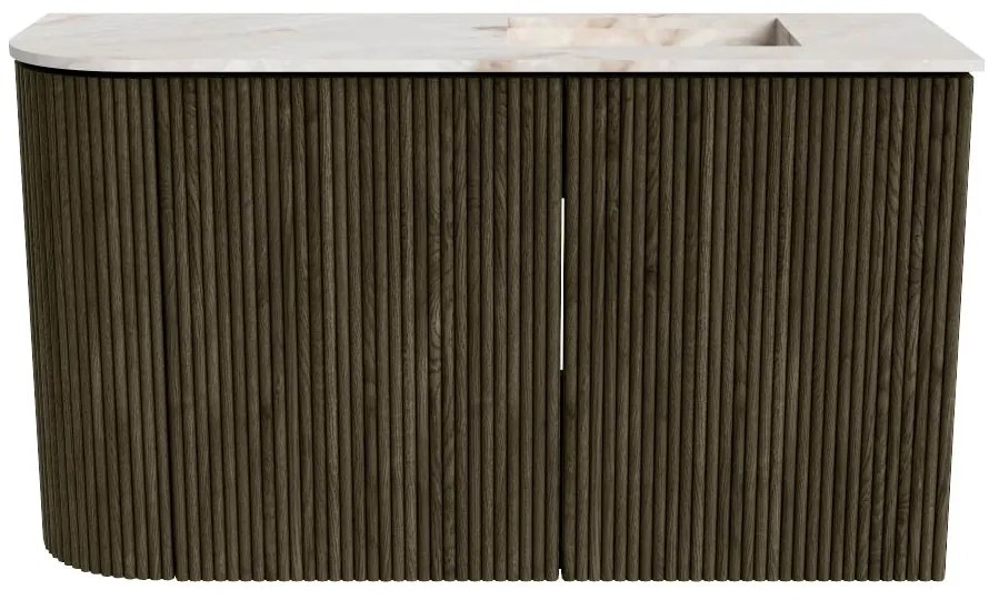 Mondiaz Joya DLux 70cm toiletmeubel ronding links shadow met wastafel faye rechts 1 kraangat frappe