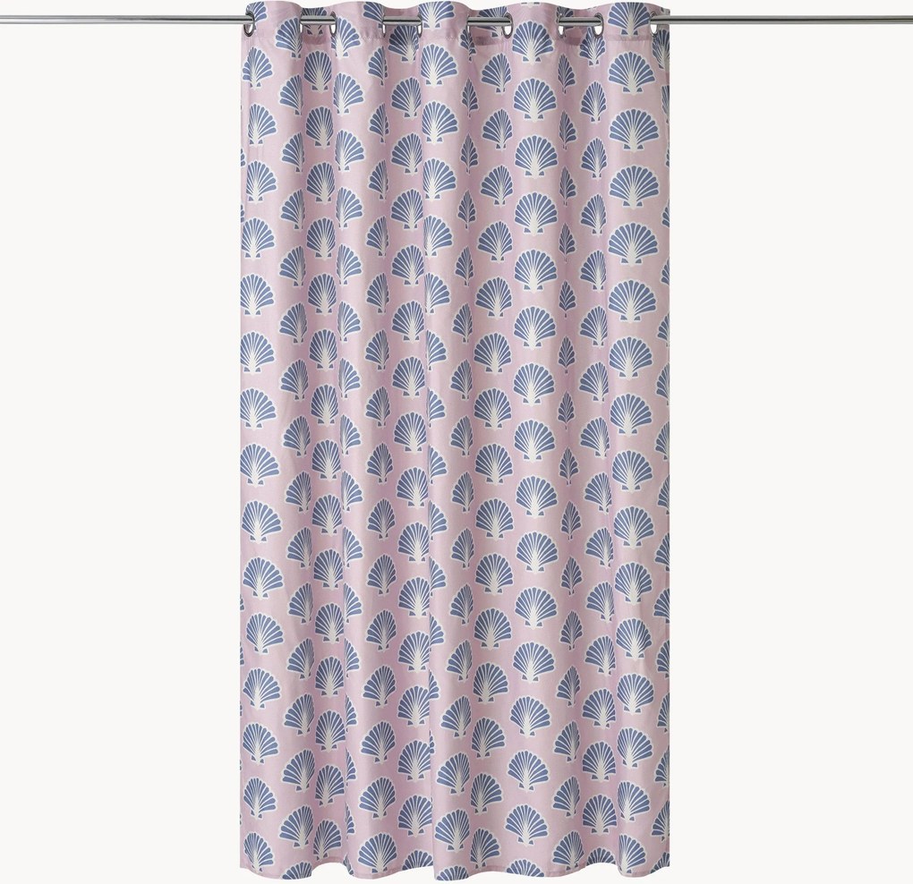 Douchegordijn met patroon Shelly, waterbestendig