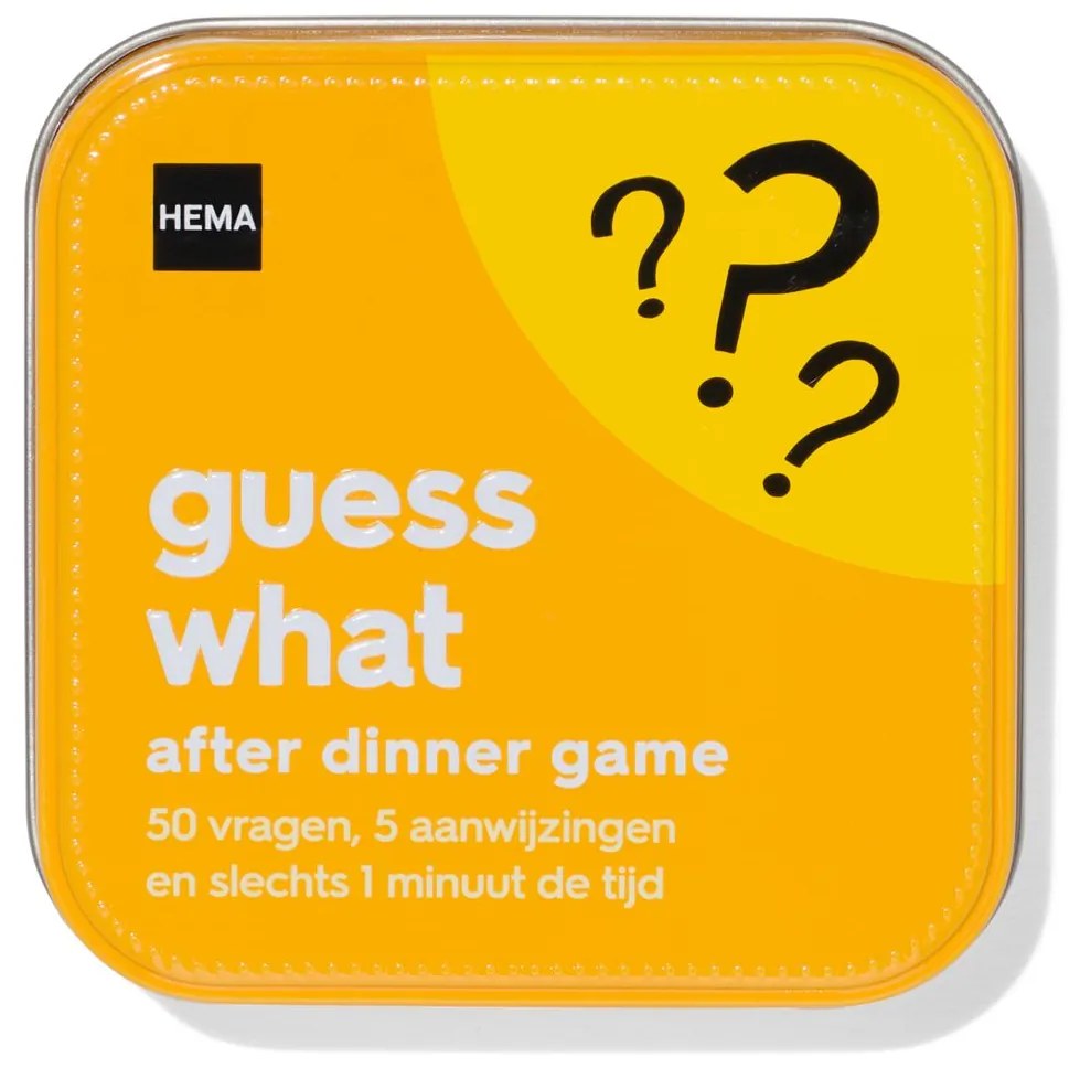 HEMA After Dinner Game - Guess What