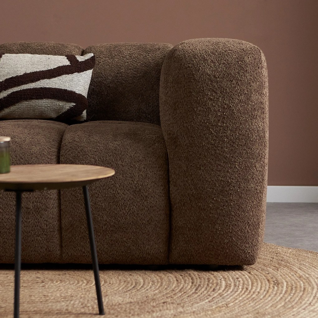 Design Bank Bruin Hoek Links