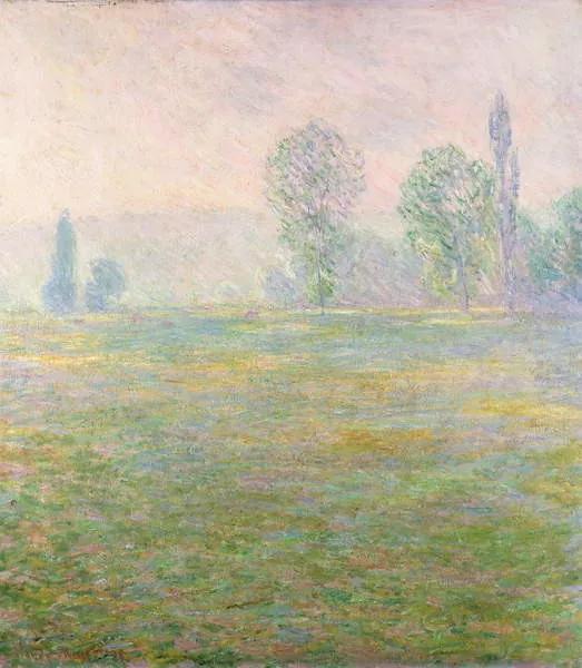 Claude Monet - Kunstdruk Meadows in Giverny, 1888, (35 x 40 cm)