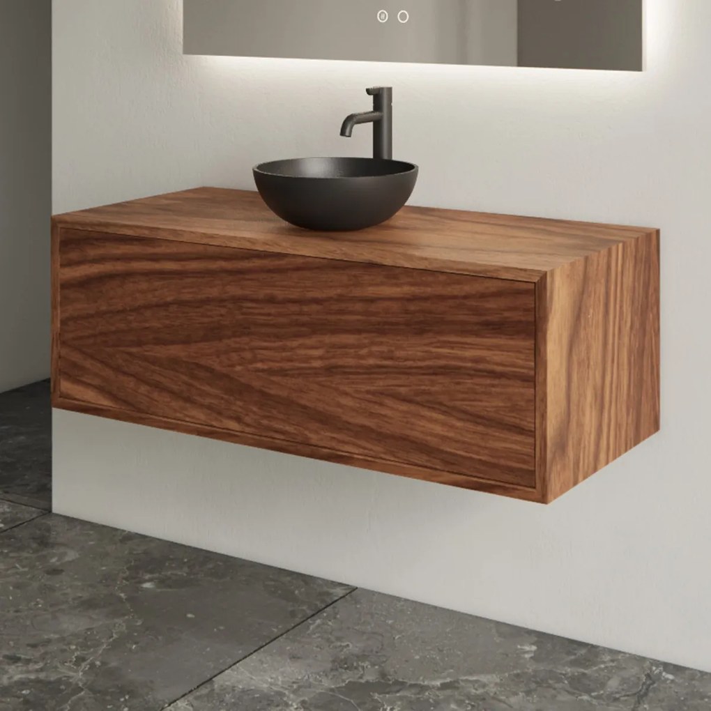 Gliss Design Joa badmeubel 90cm walnut