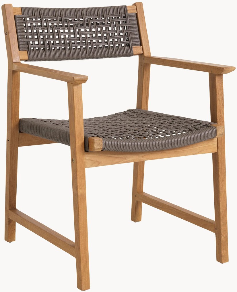 Tuin eetstoelen Cancun van teakhout, 2 stuks