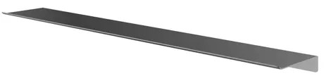 Hotbath &MORE Planchet - 80cm - inclusief bevestigings rails - Geborsteld gunmetal PVD SH080BGP