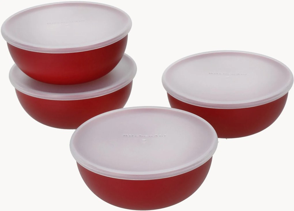 Maaltijdvoorbereidingsschalen KitchenAid met deksels, 4-delig