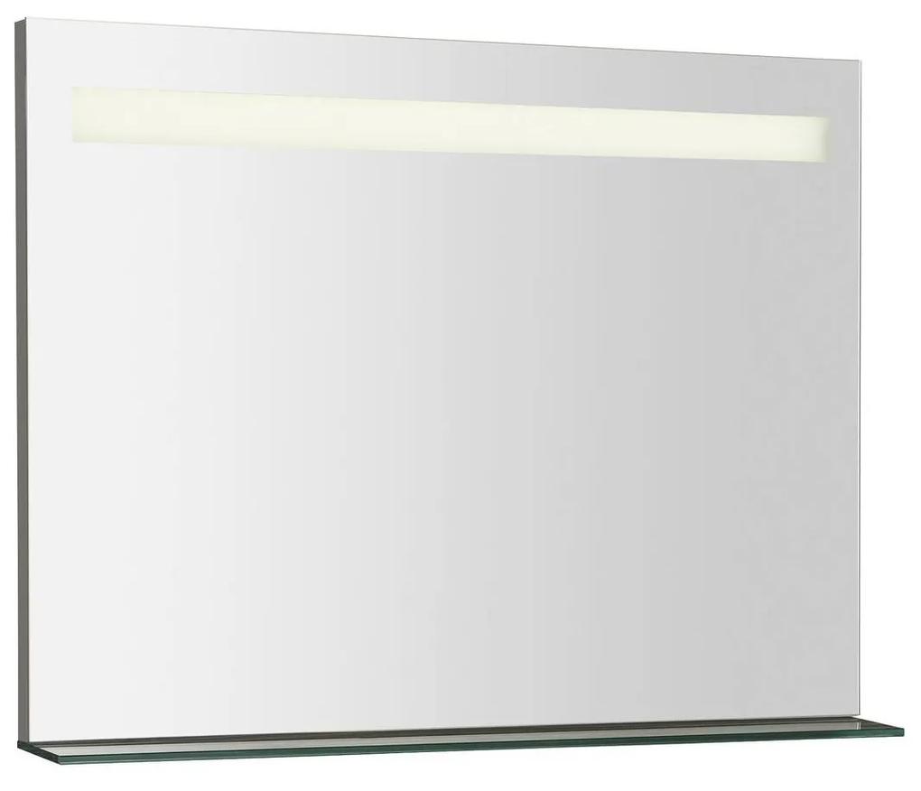 Badkamerspiegel Sapho Breto 80x60.8 cm LED-Verlichting Incl. Planchet