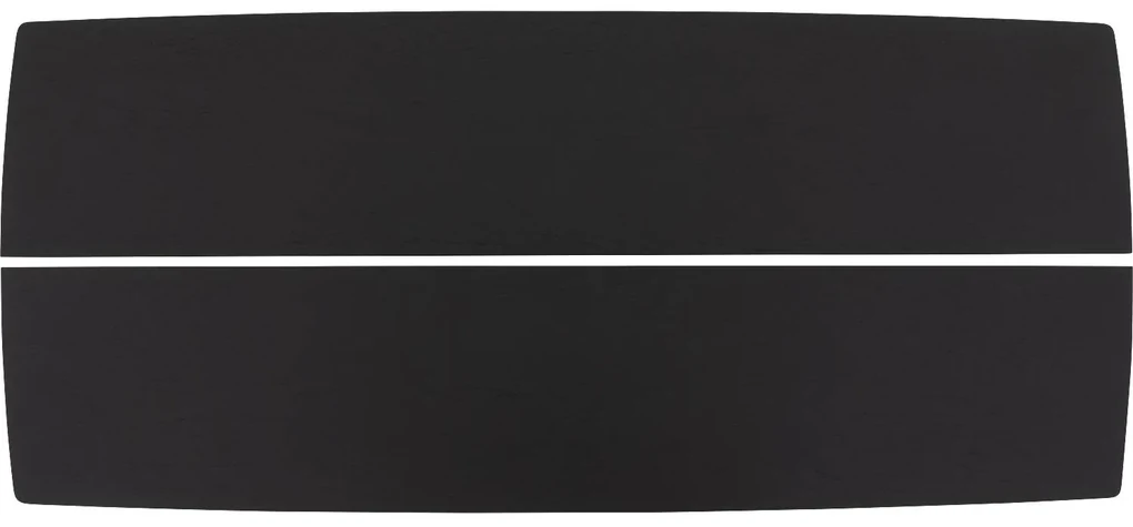 Goossens Excellent Eettafel Floyd, Semi rechthoekig 220 x 100 cm met split