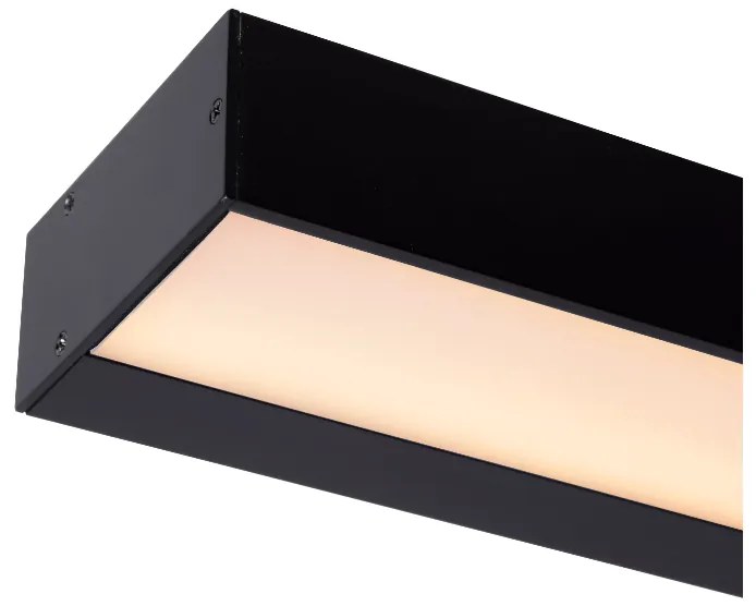 Lucide Alexa wandlamp LED 60cm zwart mat