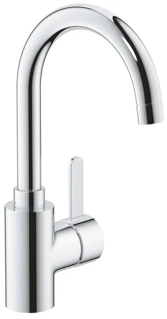 GROHE Eurosmart Cosmopolitan waterbesparende wastafelkraan l-size m. gladde body met push open chroom 23933001