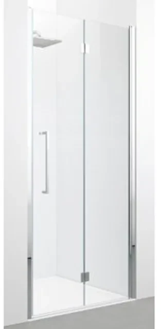 Novellini Young 2.0 1BS vouwdeur voor nis 97/101x200cm rechts matchroom/helder y21bs97d-1b