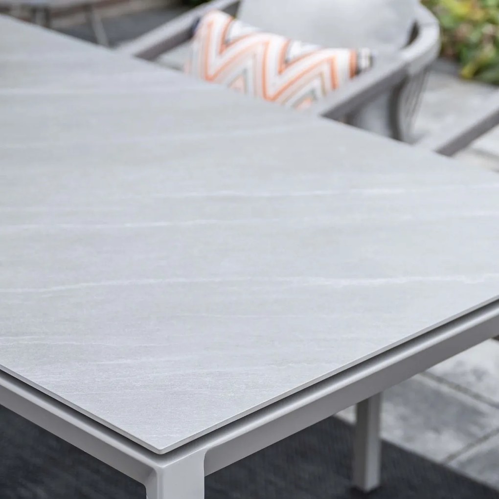 Garden Impressions Skala tuintafel 160 x 90 – taupe - Napoli sand